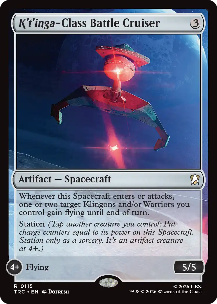 K't'inga-Class Battle Cruiser (TRC) - Surge Foil