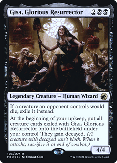 Gisa, Glorious Resurrector (103) (Prerelease) - Foil