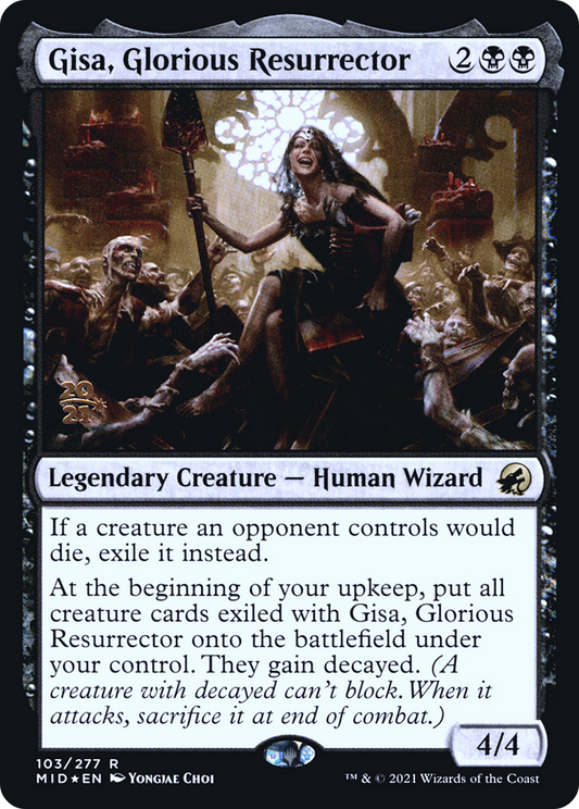 Gisa, Glorious Resurrector (103) (Prerelease) - Foil