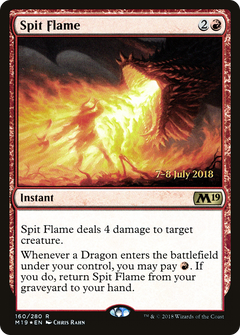 Spit Flame (160) (Prerelease) - Foil