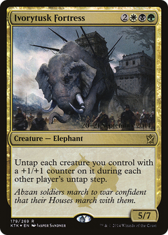 Ivorytusk Fortress (179) (Prerelease) - Foil