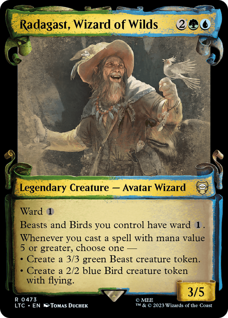 Radagast, Wizard of Wilds (0473) (Showcase) - Silver Foil