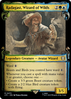 Radagast, Wizard of Wilds (0473) (Showcase) - Silver Foil