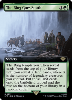 The Ring Goes South (0777) (Extended Art) - Surge Foil