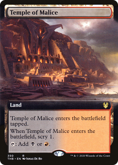 Temple of Malice (350) (Extended Art) - Foil