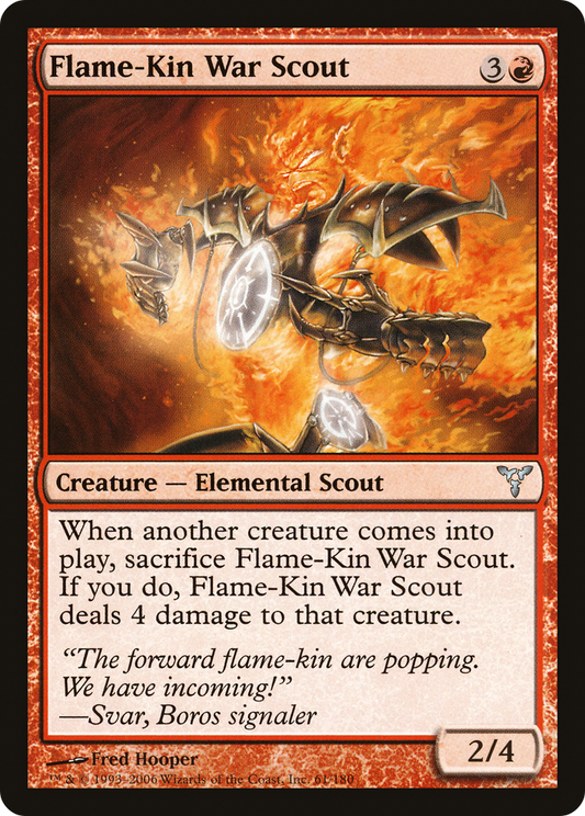 Flame-Kin War Scout - Foil