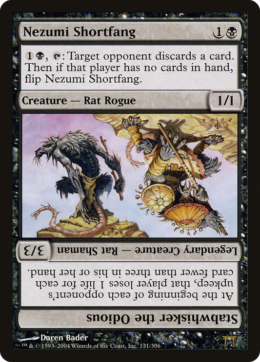 Nezumi Shortfang // Stabwhisker the Odious - Foil