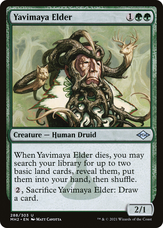 Yavimaya Elder - Foil Etched