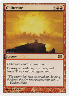 Obliterate (8th Edition) (Oversized) (Box Topper Promo) (O8TH)