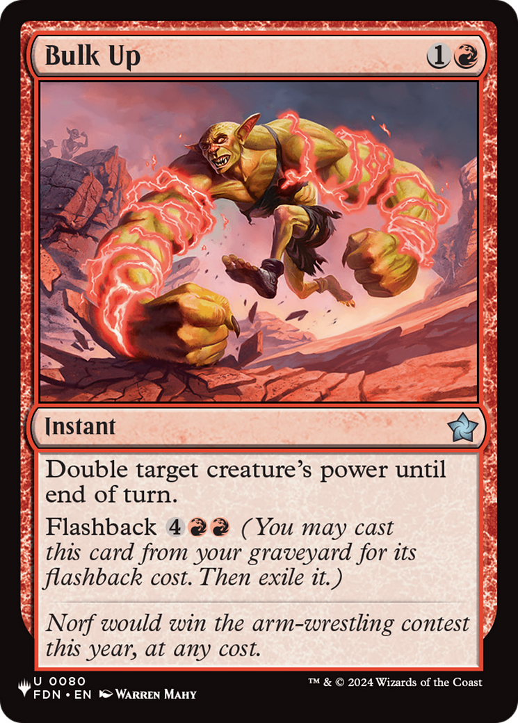 Bulk Up (FDN-80) (PLST)