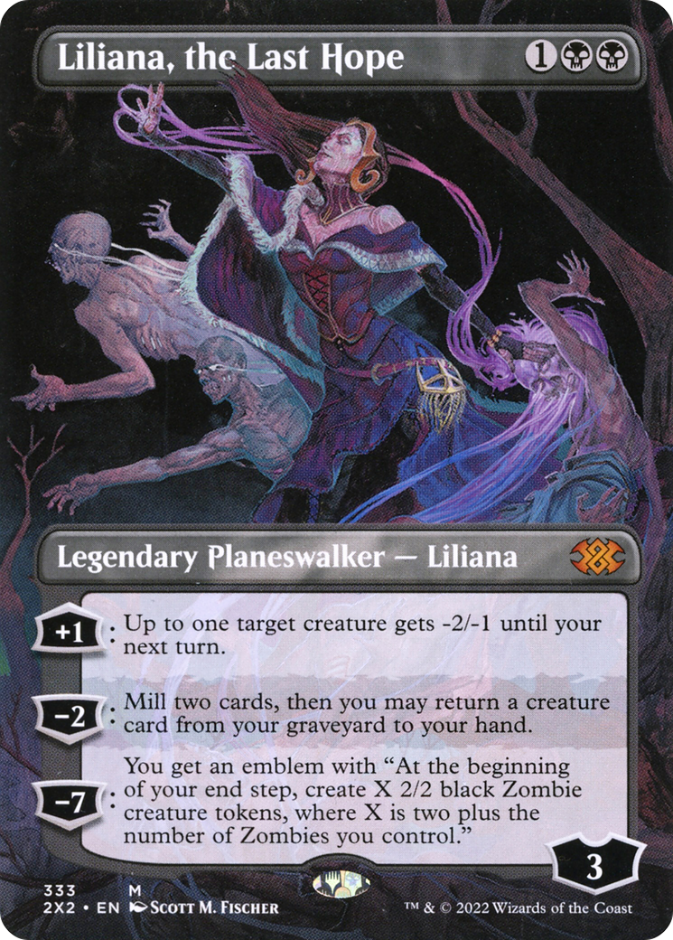 Liliana, the Last Hope (333) (Borderless)