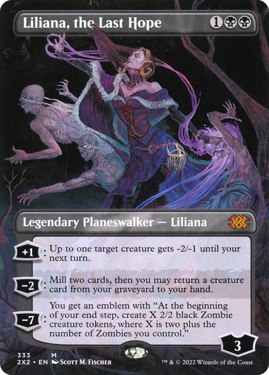 Liliana, the Last Hope (333) (Borderless) - Foil