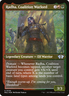 Radha, Coalition Warlord (0120) - Foil Etched
