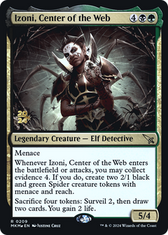 Izoni, Center of the Web (0209) (Prerelease) - Foil
