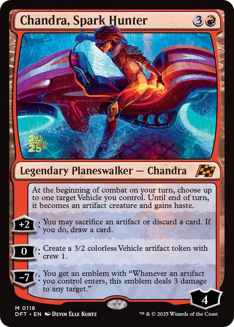 Chandra, Spark Hunter (0116) (Prerelease) - Foil
