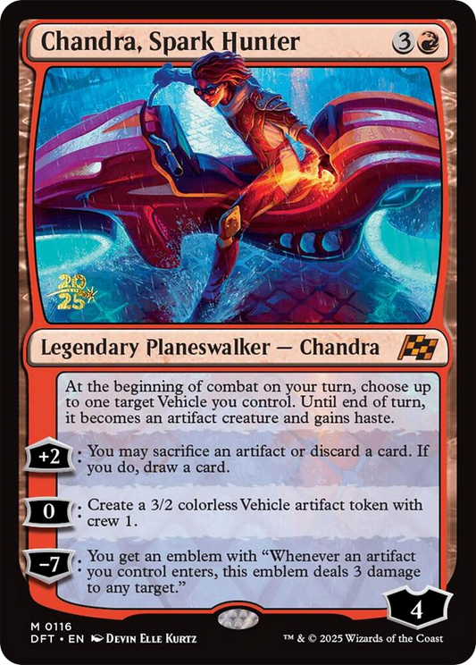 Chandra, Spark Hunter (0116) (Prerelease) - Foil