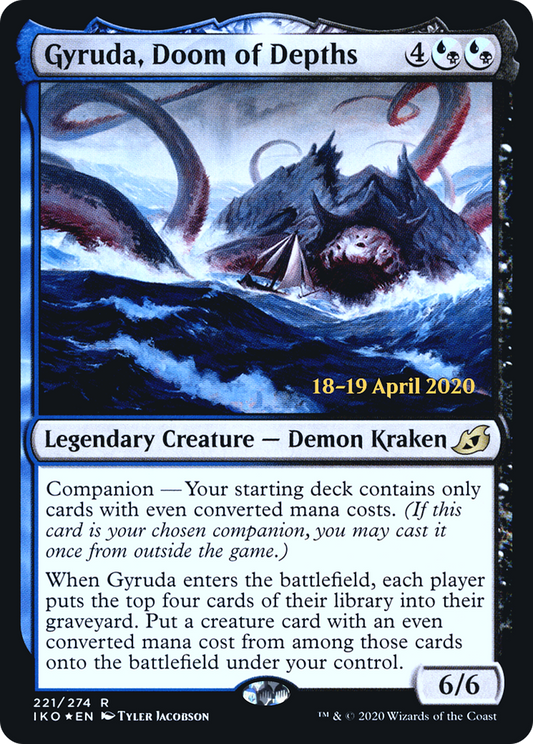 Gyruda, Doom of Depths (221) (Prerelease) - Foil