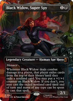 Black Widow, Super Spy (0347) (Borderless) (MSH)