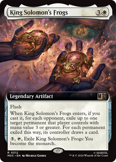 King Solomon's Frogs (0312) (Extended Art) (MSC)
