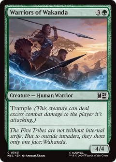 Warriors of Wakanda (MSC) - Foil