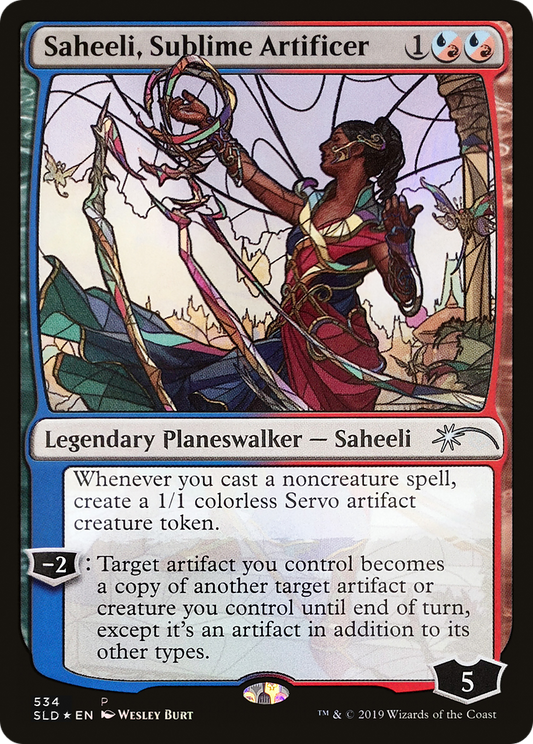Saheeli, Sublime Artificer (534) (Showcase) - Foil