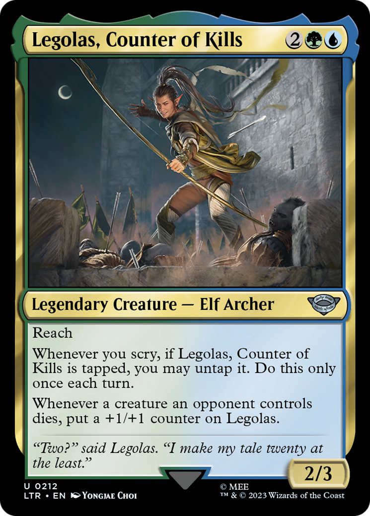 Legolas, Counter of Kills - Foil
