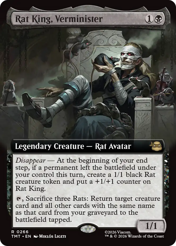 Rat King, Verminister (0266) (Extended Art) (TMT) - Foil