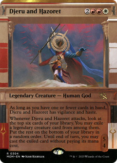 Djeru and Hazoret (0304) (Showcase) - Foil
