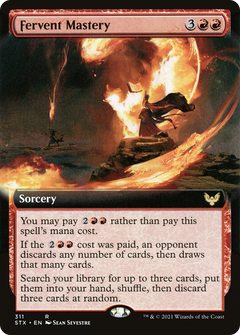 Fervent Mastery (311) (Extended Art) - Foil
