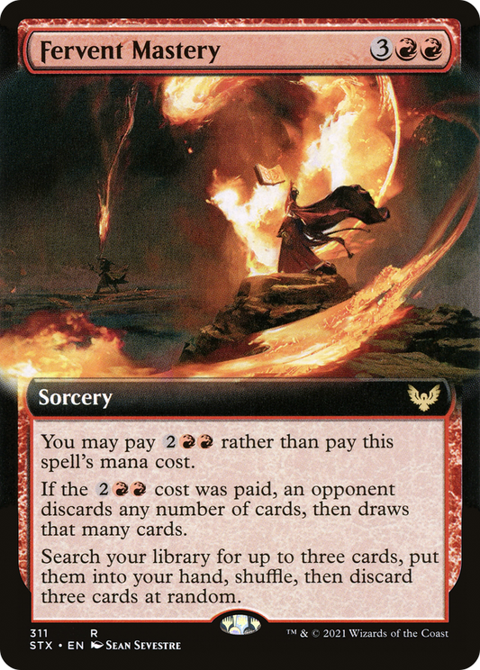 Fervent Mastery (311) (Extended Art) - Foil