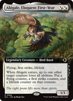 Abigale, Eloquent First-Year (0368) (Extended Art) (ECL) - Foil