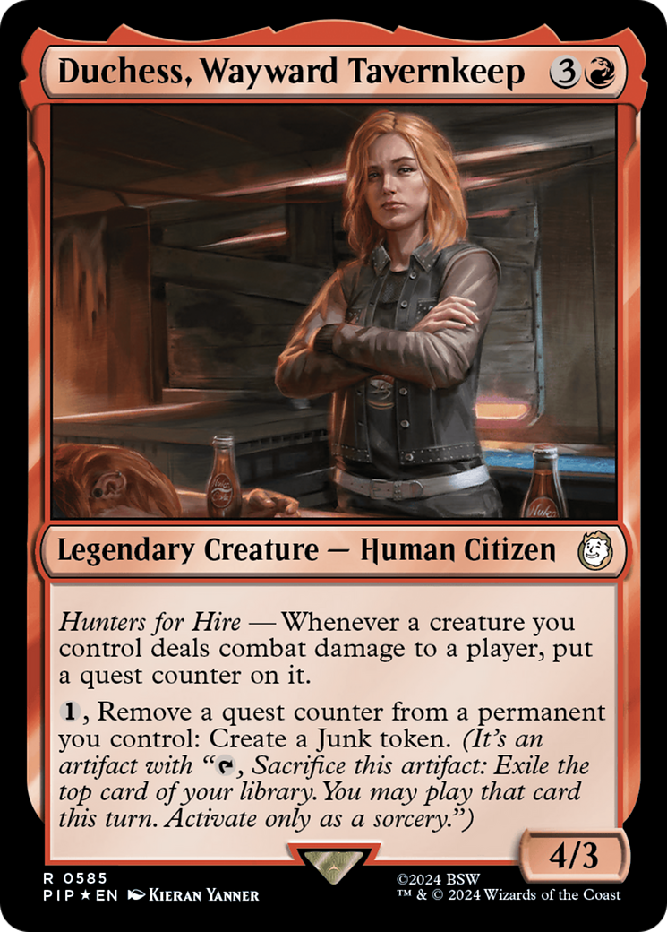 Duchess, Wayward Tavernkeep (0585) - Surge Foil