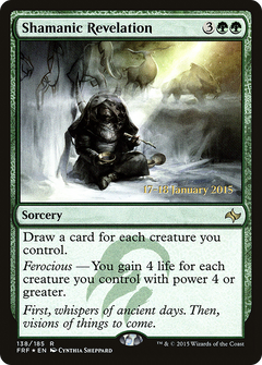 Shamanic Revelation (138) (Prerelease) - Foil