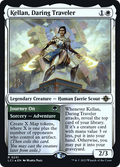 Kellan, Daring Traveler // Journey On (0231) (Prerelease) - Foil