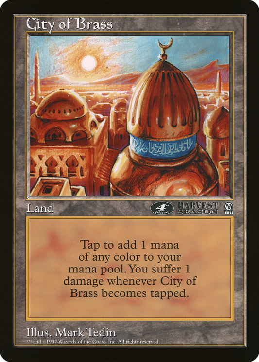 City of Brass (4th Place) (Oversized) (Arena League Promo)