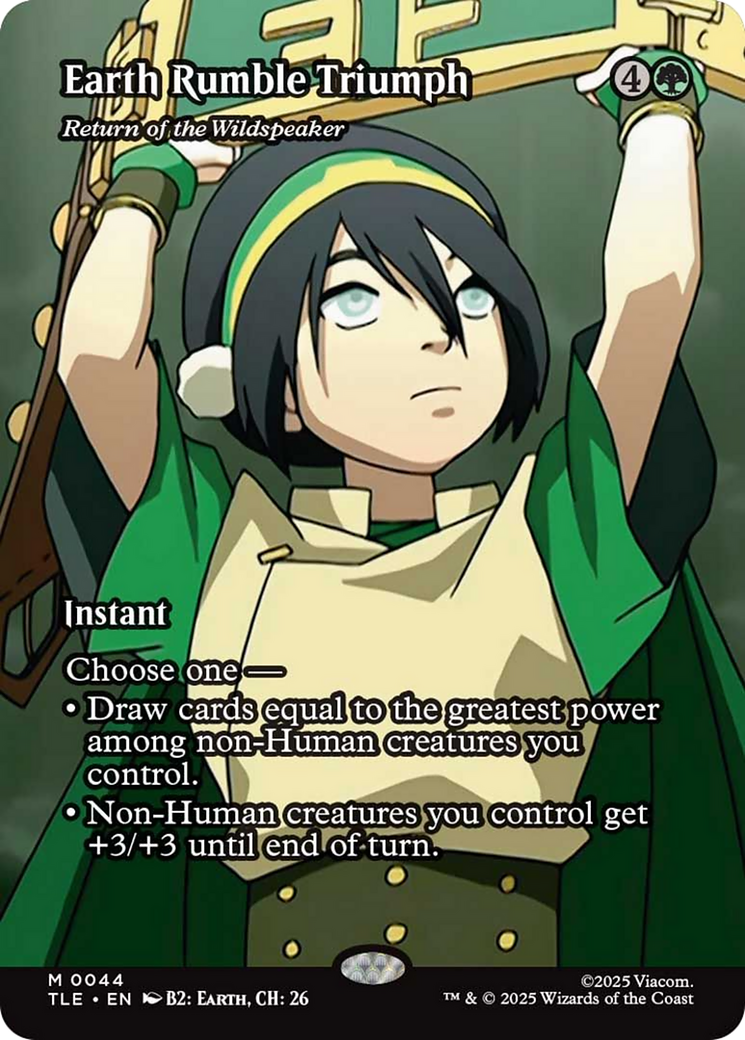 Earth Rumble Triumph [Return of the Wildspeaker] (0044) (Borderless) tle