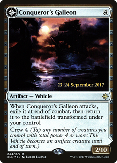 Conqueror's Galleon // Conqueror's Foothold (234) (Prerelease) (PXLN) - Foil