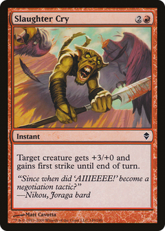Slaughter Cry - Foil