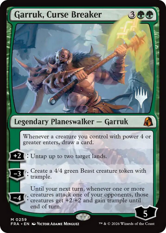 Garruk, Curse Breaker (0259) (Promo Pack) (PFRA) - Foil
