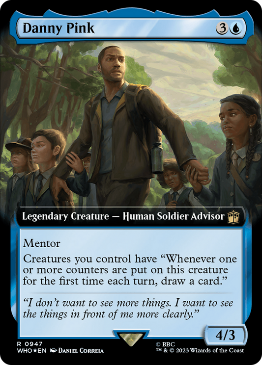 Danny Pink (0947) (Extended Art) - Surge Foil