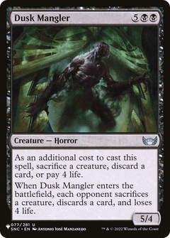 Dusk Mangler