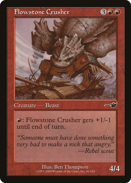 Flowstone Crusher - Foil