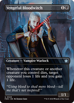 Vengeful Bloodwitch (0325) (Borderless) - Foil