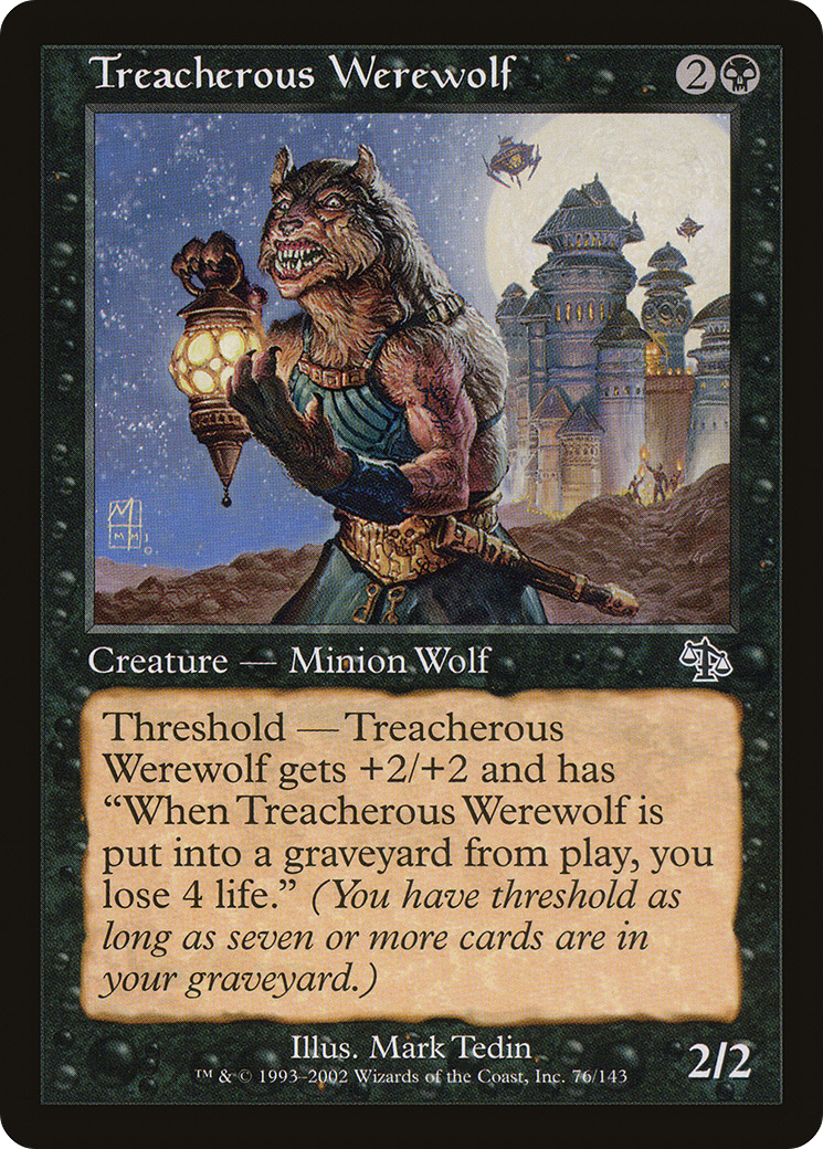 Treacherous Werewolf - Foil