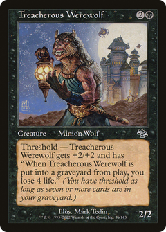 Treacherous Werewolf - Foil