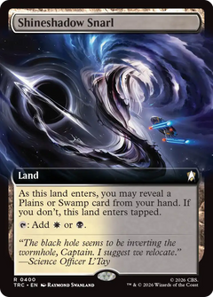 Shineshadow Snarl (0400) (Extended Art) (TRC)