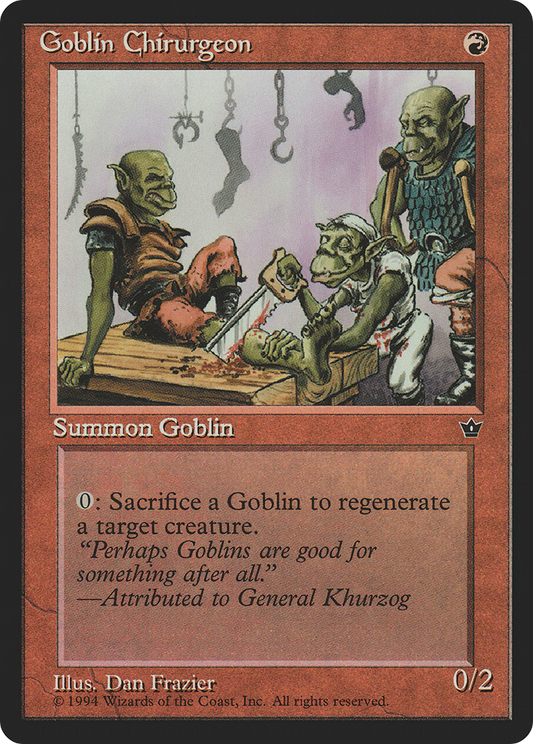 Goblin Chirurgeon (Illus. Dan Frazier)