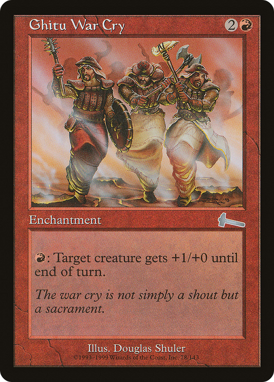 Ghitu War Cry - Foil