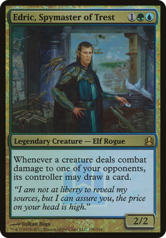 Edric, Spymaster of Trest (196) (Oversized) - Foil