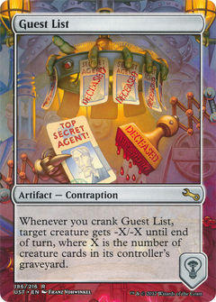 Guest List - Foil